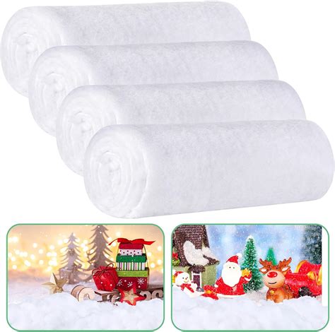 cotton cloth fake snow|artificial snow blanket.